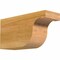 Ekena Millwork Del Monte Rough Sawn Rafter Tail, Western Red Cedar, 4"W x 6"H x 12"L RFT04X06X12DEL00RWR - alternate 1